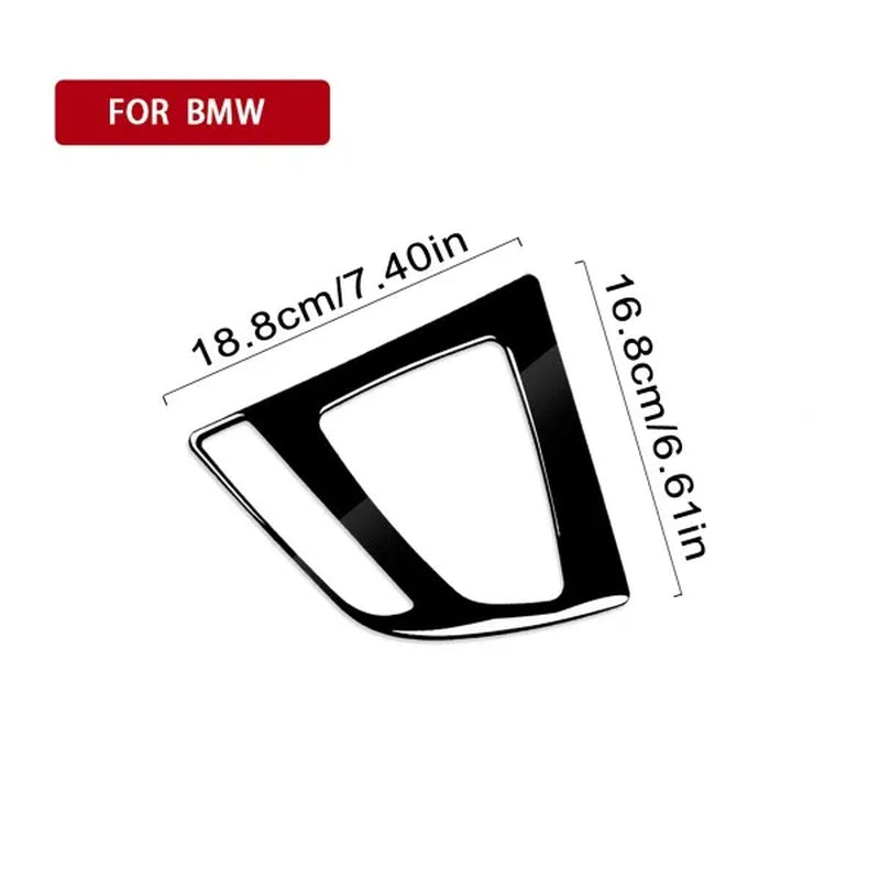 Piano Black Gear Shift Panel Cover for BMW F30 F34 3 Series 2013-2017 Center Console Trim Interior Sticker LHD Accessories
