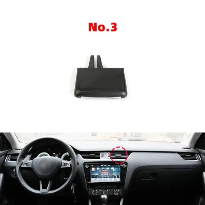 Air Vent Clip Repair Kit for Skoda Octavia A7 MK3 2014-2020 AC Outlet Tab Replacement Dashboard Vent Fix Clip OEM 5E0820951