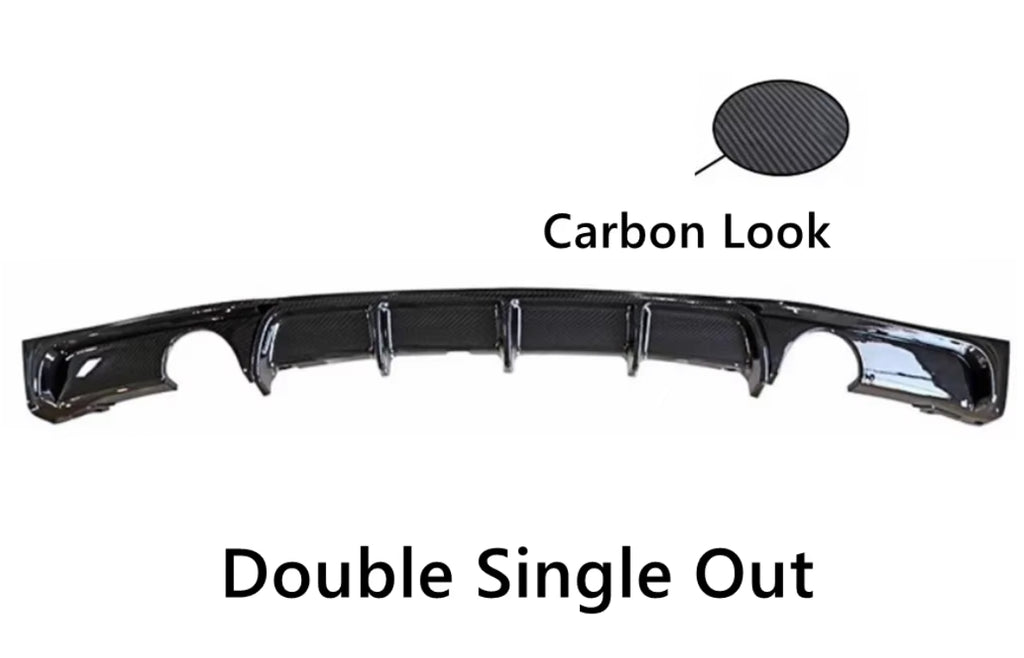 Rear Bumper Diffuser for BMW 3 Series F30 F35 (2013–2019) – M Performance Style Lip Spoiler