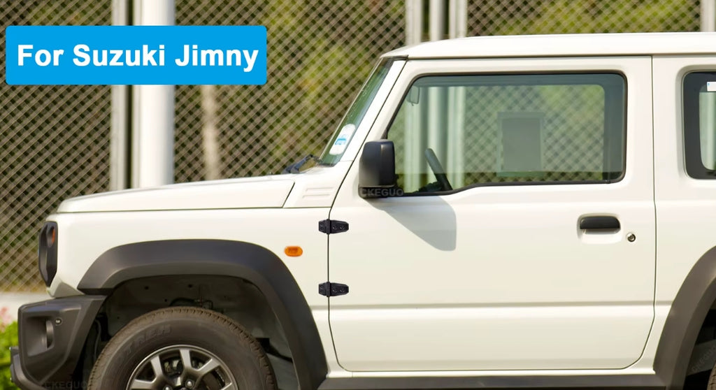 ABS Hood Hinge Cover Trim for Suzuki Jimny JB64 JB74 (2018–2022) – Exterior Styling Upgrade (2PCS)