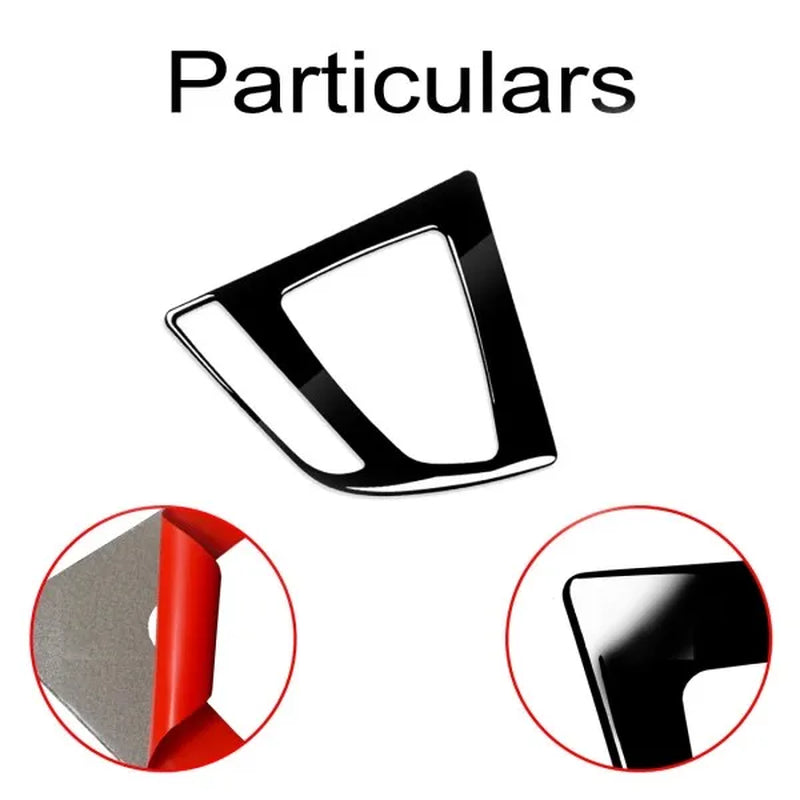 Piano Black Gear Shift Panel Cover for BMW F30 F34 3 Series 2013-2017 Center Console Trim Interior Sticker LHD Accessories