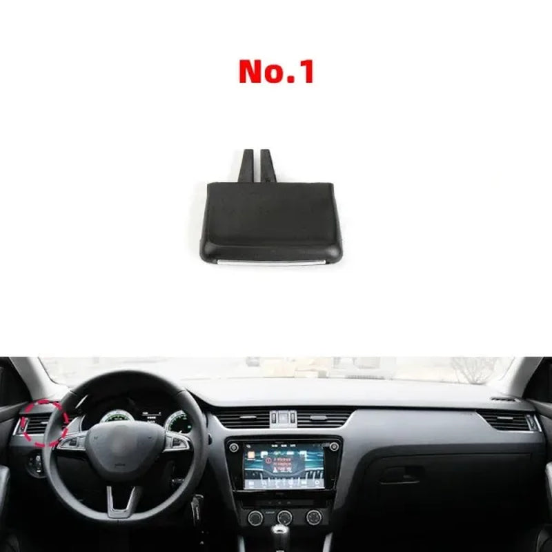 Air Vent Clip Repair Kit for Skoda Octavia A7 MK3 2014-2020 AC Outlet Tab Replacement Dashboard Vent Fix Clip OEM 5E0820951