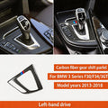 Piano Black Gear Shift Panel Cover for BMW F30 F34 3 Series 2013-2017 Center Console Trim Interior Sticker LHD Accessories