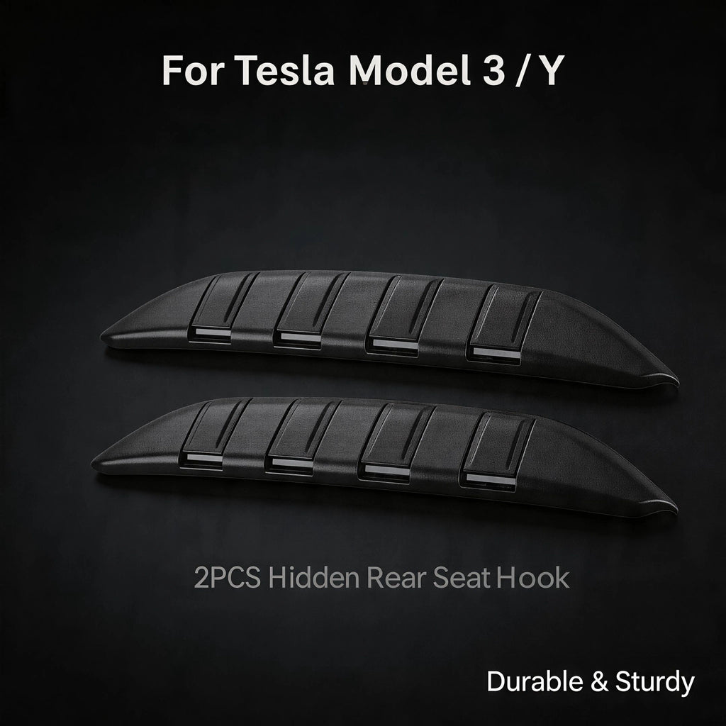 Hidden Seat Back Hook for Tesla Model 3 2017-2025 & Model Y Seat Hanger Foldable Storage Hook Car Interior Accessories