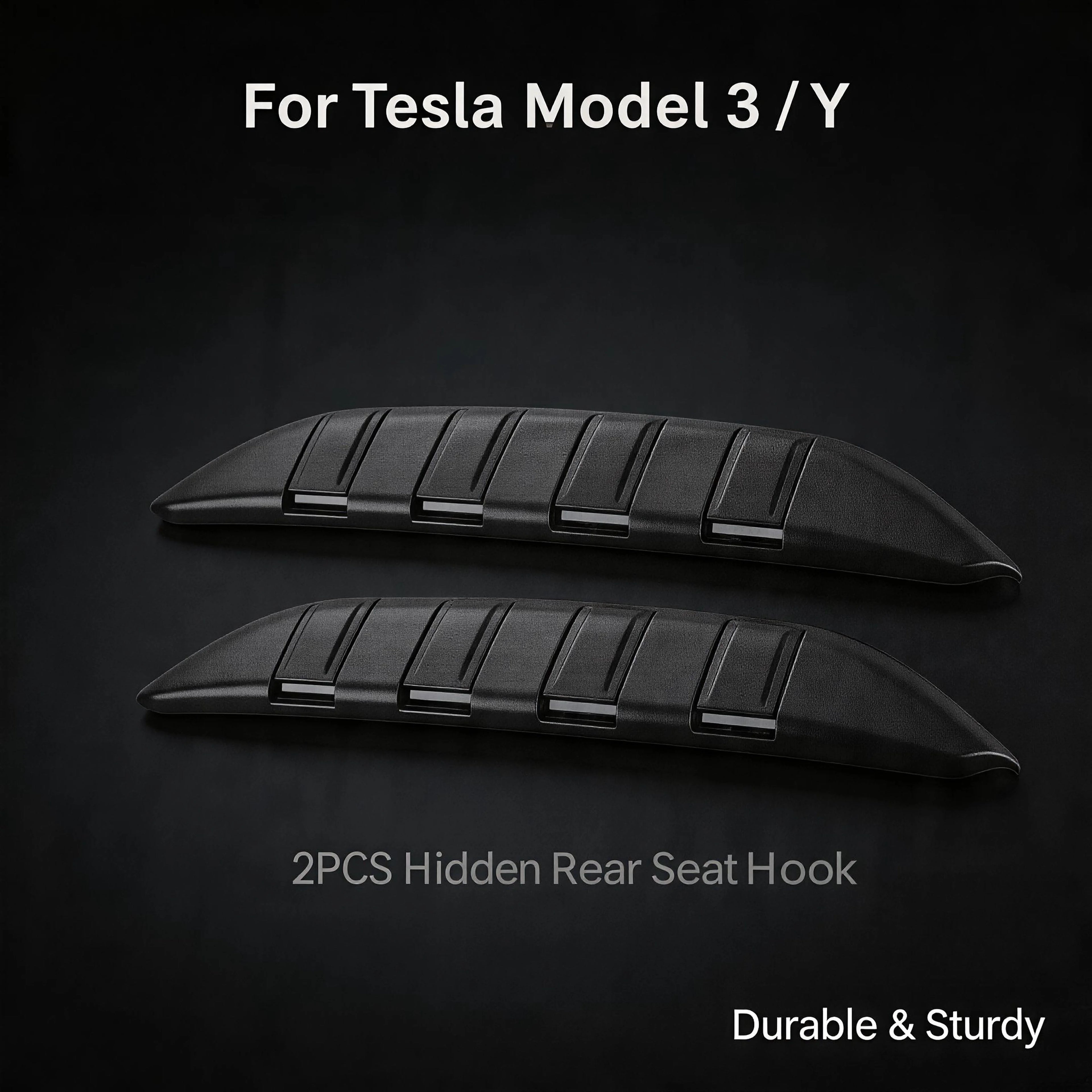 Hidden Seat Back Hook for Tesla Model 3 2017-2025 & Model Y Seat Hanger Foldable Storage Hook Car Interior Accessories