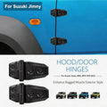 2PCS Hood Hinge Cover Trim for Suzuki Jimny JB64 JB74 2018-2022 Engine Cover Decoration ABS Exterior Accessories