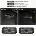 Rear Air Vent Cover for Model 3 Highland 2024 under Seat Outlet Protector Anti-Blocking Backseat Air Vent Guard 2PCS