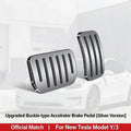 Tesla Model Y Model 3 Highland Pedal Covers Aluminum Brake Accelerator anti Slip Foot Rest Pad Easy Install Car Accessories 2023